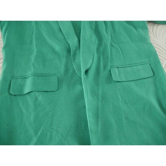 Z Avenue | Green Shawl Lapel Blazer XL - Picture 8 of 10